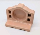 Vintage Ceramic Bathroom Set  Tile-in Toothbrush Holder  Soap Dish  Towel Rack