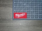 Milwaukee Tools Red Embroidered Iron On Patch 3  X 1 5 