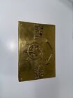 Vintage  Solid Brass - Nautical Plaque