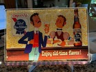 Pabst Blue Ribbon Bartenders Led Lighted Bar Sign-new In Box