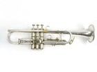 Vintage King Liberty Model Silver Plated Bb Trumpet With Case   Mouthpieces