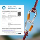 Auto Locking Rock Climbing Carabiner Clips  Uiaa Certified Professional 25kn    