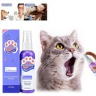 Pet Teeth Cleaning Spray Oral Care Fresh Breath Plaque Tartar Remover Dog Cat