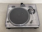Technics Sl-1200mk2 Silver 120v Model With Dust Cover Dj Turntable Sl1200 Mk2