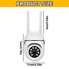 4pcs Wireless 5g Wifi Security Camera System Smart Outdoor Night Vision 1080p Zz