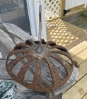 Antique Cast Iron Parlor Stove Heater Decorative Topper Finial Ornament Art Deco