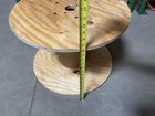 24  X 16 1 2 Inch Wood Cable Reel Wooden Wire Spool Holds 500 Feet Of 4 0 Table