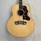 Usa Acoustic Guitar J200 Wood Color Solid Spruce Top With Eq301 Fast Free Ship