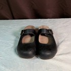 Dansko Martina Clogs Womens Size 7 5 Black Oiled Leather Mary Jane Mule Shoes