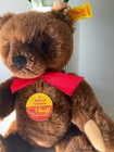 Vintage Steiff Original Teddy Bear 6573 Genuine Mohair West Germany Button In 