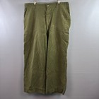 Vintage Us Military Pants Mens Large Green M 1951 Wool Korean War 50s Distressed