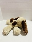 Russ Berrie Dog Tan With Brown Patch Over Eye Plush Puppy Dog Floppy Legs 