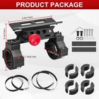 For Jeep Wrangler Car Utv Audjustable Roll Bar Fire Extinguisher Holder Bracket