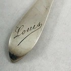 Dutch 833 Sterling Silver Food Pusher- Mono Louis