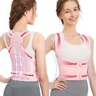 Adjustable Posture Corrector Low Back Support Shoulder Brace Belt For Men  Women