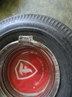 Vintage Firestone Deluxe Champion Rubber Tire And Glass Ashtray Fs62