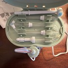Waterpik Wp-100 Water Flosser Corded 120v Blue W  Replacement Tips  10 Settings