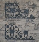Antique Pair Of Beautiful Victorian Floral Brackets corbels Heavy Cast 15   7 