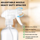 Glass Spray Bottles With Silicone Sleeve 16 9oz 2 Pack Empty Spray Bottle For   