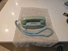 Vintage  Western Electric 1702b Princess Aqua Blue Push Button Touch Phone