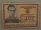 Ww2 Officers Military Drivers License  No Reserve Auction