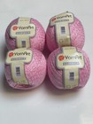 Yarnart Summer Hand Knitting Yarn Pink  70  Cotton 30  Viscose 4x100g