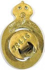 British Royal Army Ordnance Corps Wwi Service Lapel Pin With Serial Number