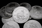 2017 - Present  random Year  South Africa 1 Oz Silver Krugerrand Lot Of  5  Coin