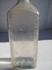 Antique Lyric 32oz Graduated Apothecary Pharmacy Bottle Cc Ounce Glass