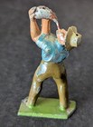  vintage Barclay Manoil Happy Farm Series Man Drinking From Jug Dime Store Toy 