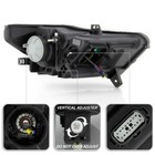 2015-2017 Ford Mustang Hid xenon Type Led Tube Projector Headlight Headlamps Set