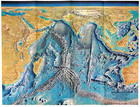     1967-10 October Vintage Indian Ocean Floor National Geographic Map - A3