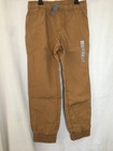 Nwt Carter s Boys Pull On Pants Jogger Jersey Lined Brown Toddler 2t 3t 4t 5t