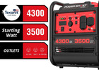 4300-watt Portable Generator With Inverter Technology  30 Amp For Home Use And E