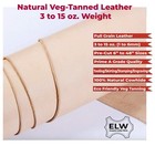 European Leather Works Elw Vegetable Tanned Import Tooling Leather 8 9 Oz 