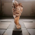    large 3ft Hand-carved Wooden Statue     Mother   Child Folk Art Sculpture   