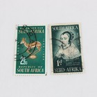 Lot Of 11 South Africa 1950s-1960s Used Postage Stamps