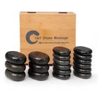 Master Massage 18-piece Hot Stone Set     Basalt Rocks For 