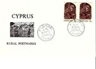 Klonari-g r  Rural Postal Service Cyprus -on Cover -rare