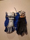 Warrior Hypno Vaportek Lacrosse Gloves Blue white 13 