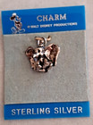 Vintage Disney Sterling Silver Dumbo On Card Charm Bracelet Necklace Disneyland