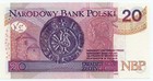 Poland - 20 Zlotych 2016 Interesting Serial Number Bw 8888488 Unc
