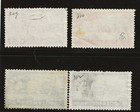 Great Britain Scott  309- 312 Used 1955 Queen Elizabeth Castle Set Nice Cancels