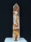 Red Moss Agate Tower Quartz Crystal Large Big Tall Huge Point Chakra Gemstone