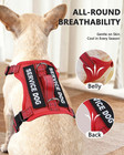 Service Dog Vest For Small Breed Dogs With Id Tag - Lightweight Harness   Leash
