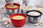 3 Pack Silicone Mixer Bowl Liners Fits 5 Qt Kitchenaid Non Stick Bowl Inser lid