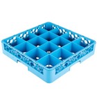 Carlisle Rg16 Opticlean 16-compartment Blue Washer Glass Rack Rg1614  rg16-14 