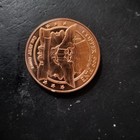 1 Oz  999 Fine Copper Round Usa Mercury Dime Design By Golden State Mint