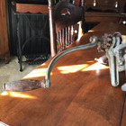 Antique Crescent Hand Crank Clothes Wringer W  Clamps
