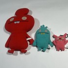 Ugly Doll Bundle Plush Lot Of 3 Large  Medium  Small